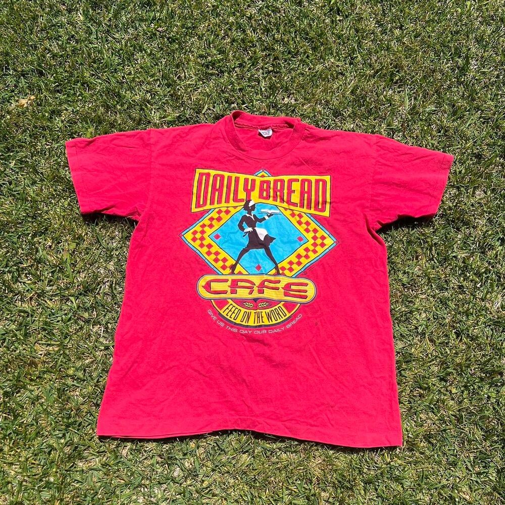 DailyBread Cafe jesus tee 2000s Mens size L